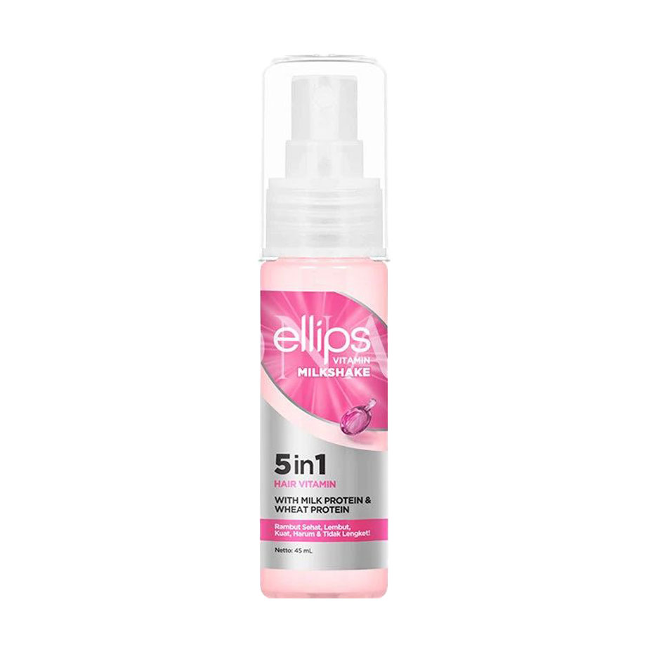 Незмивний спрей для волосся 5 в 1 Ellips 5 in 1 Hair Vitamin Milkshake Spray з протеїнами, 45 мл